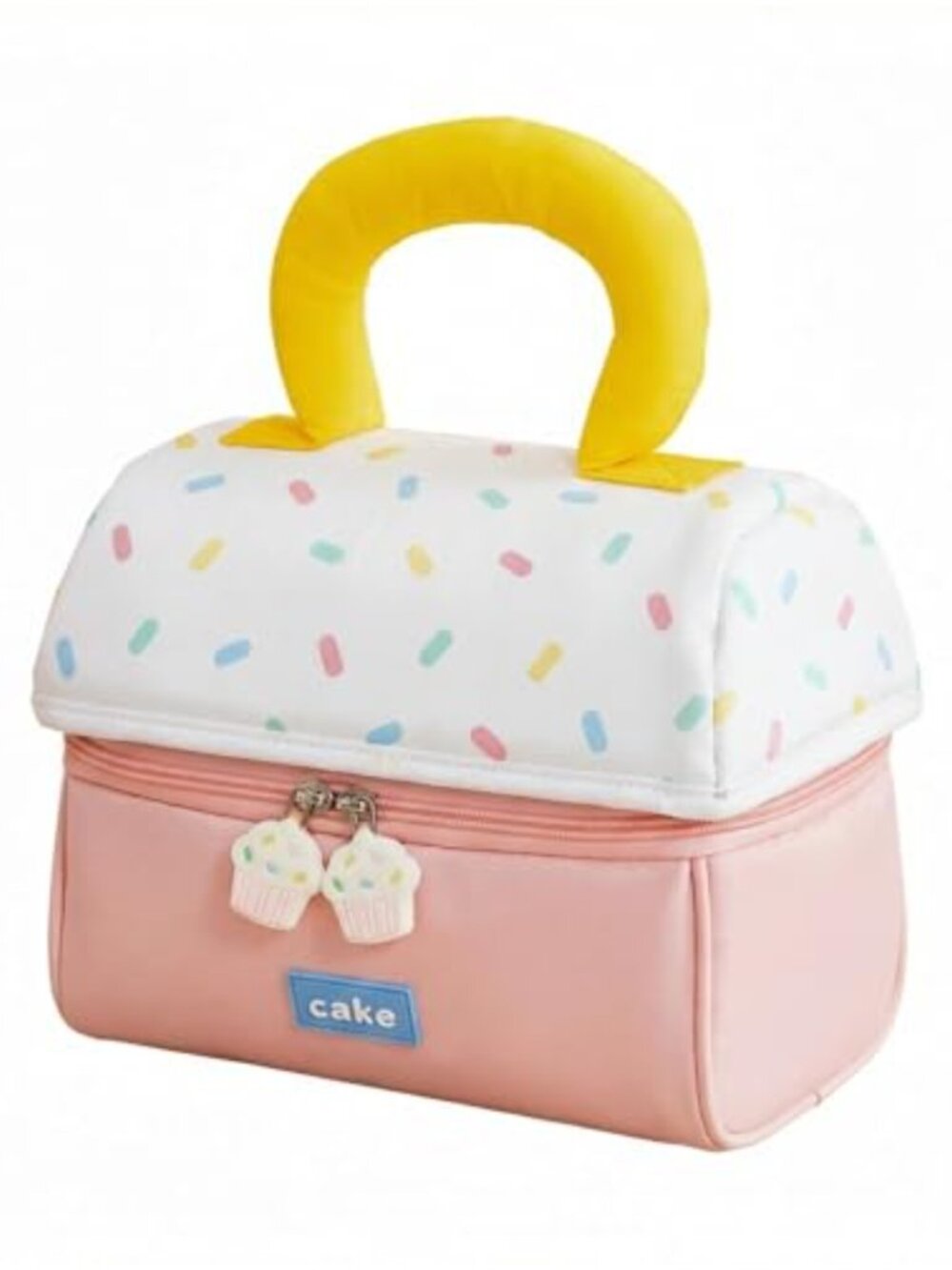3D Puffy House Polyester Toiletry Bag Travel Cosmetic Pouch Zipper